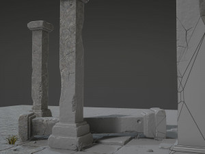 column set Modèle 3D