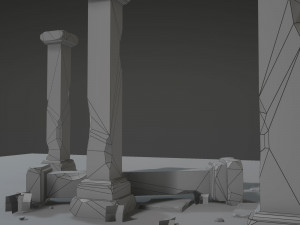 column set 3D Model