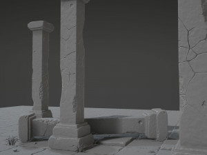 column set 3D Model