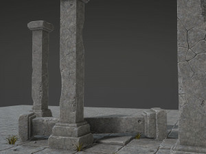 column set 3D Model
