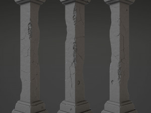 column set 3D Model