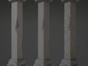column set 3D Model