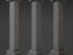 column set 3D Model