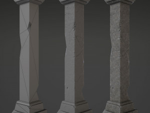 column set 3D Model