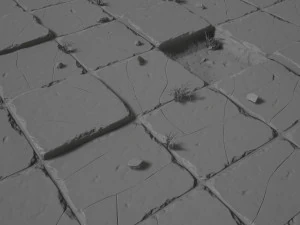 kumpulan kolom Model 3D