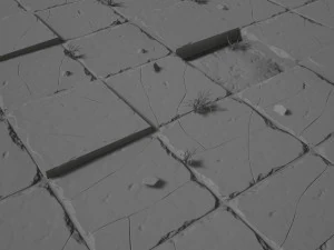 kumpulan kolom Model 3D