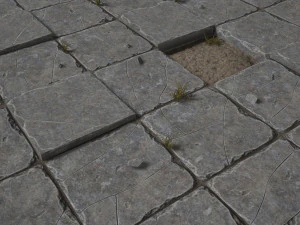 kumpulan kolom Model 3D