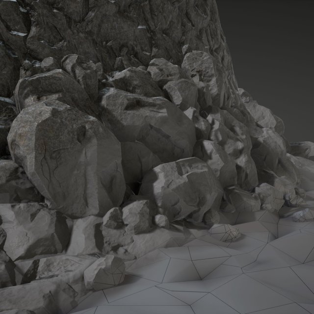 stone set 3D-Modell .c4d .max .obj .3ds .fbx .stl .blend 