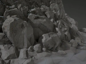 incastonato di pietre Modello 3D