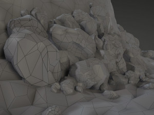 stone set 3D-Modell