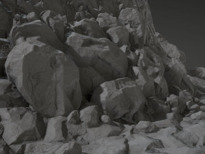 stone set 3D-Modell