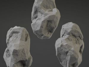 stone set 3D-Modell
