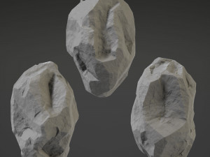 stone set 3D-Modell