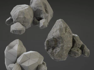 stone set 3D Model