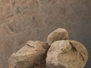 stone set 3D-Modell