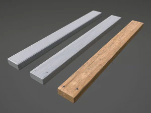 дерев'яна підлога 3D Модель