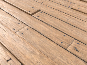 wooden floor Modèle 3D