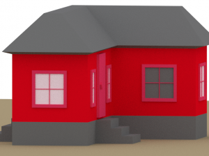 houses buildings 3Dモデル