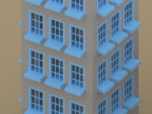 houses buildings 3D 模型