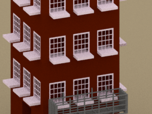houses buildings 3D 模型