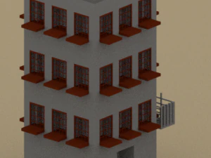 houses buildings 3D Model