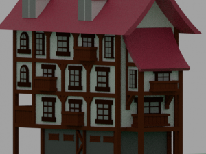 madieval house 3D Модель