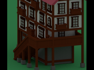 madieval house 3D Модель