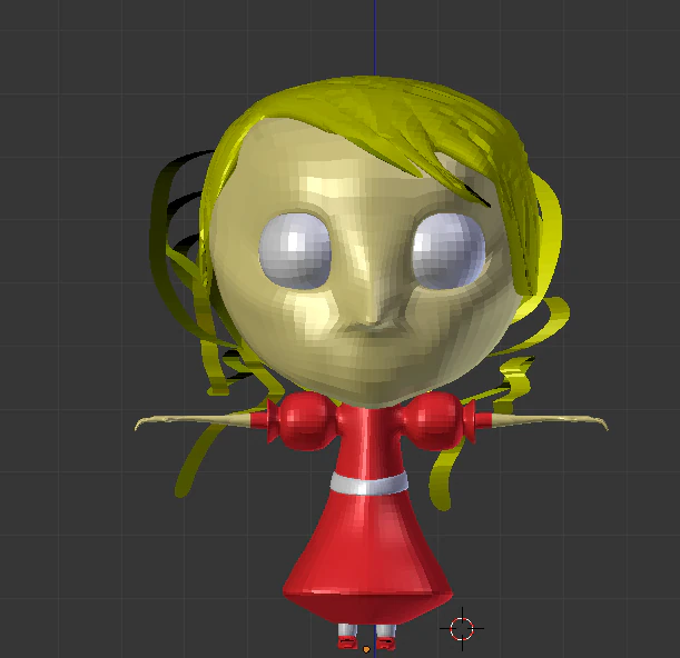wendy dont starve 3D Model .c4d .max .obj .3ds .fbx .stl .blend