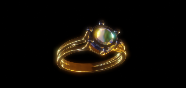 ring 3D Model .c4d .max .obj .3ds .fbx .stl .blend 