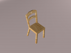 lovely chair Modello 3D