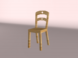 lovely chair Modello 3D