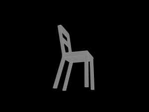 lovely chair Modello 3D