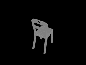 lovely chair Modello 3D