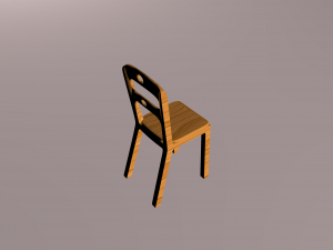 lovely chair Modello 3D