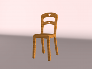 lovely chair Modello 3D