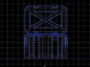 caja de guerra Modelo 3D