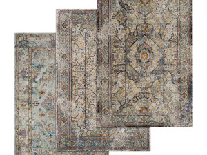 rug set 1 3D Model