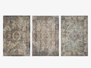 rug set 1 3D Model