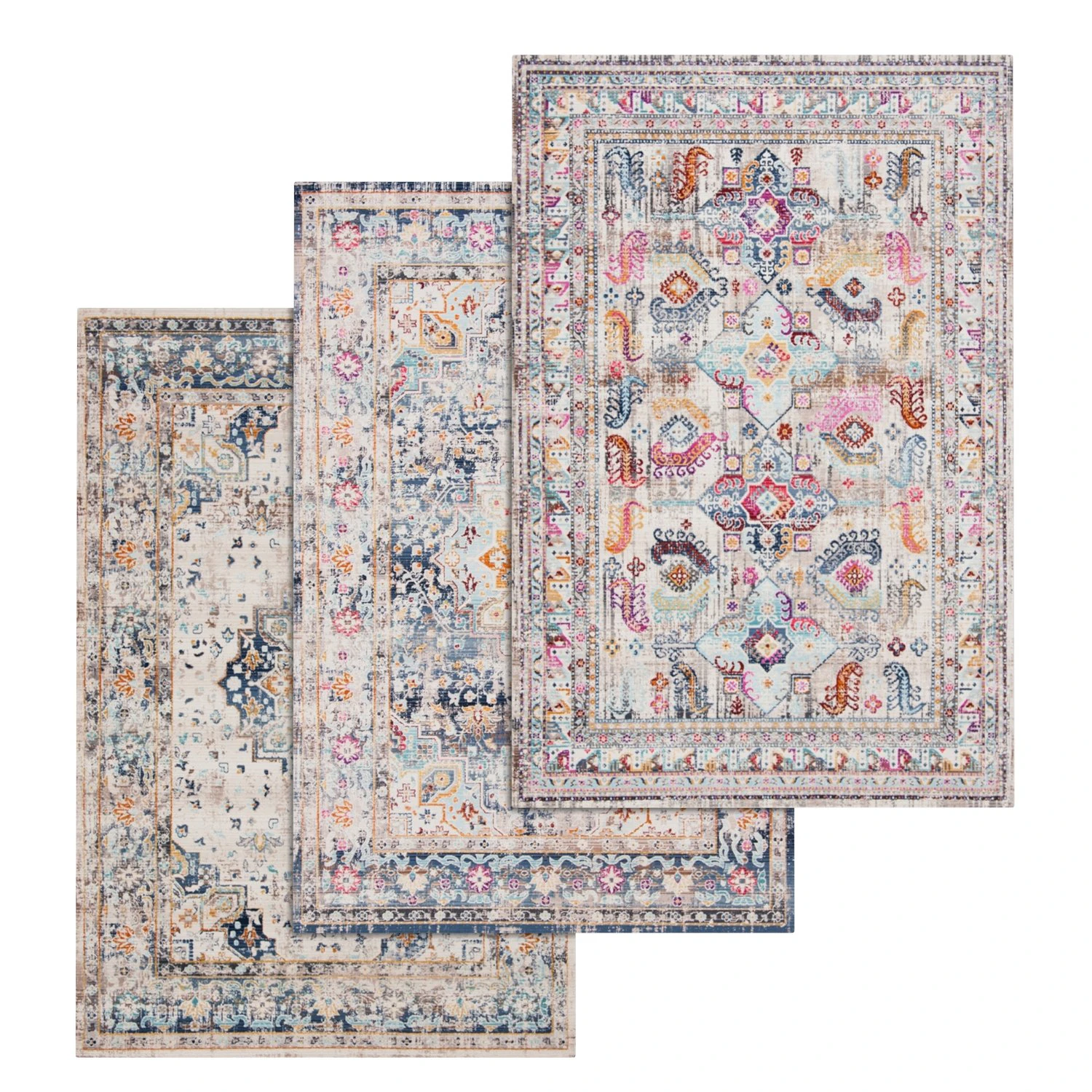 rug set 4 3D Model .c4d .max .obj .3ds .fbx .stl .blend 