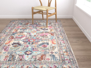rug set 4 Modello 3D
