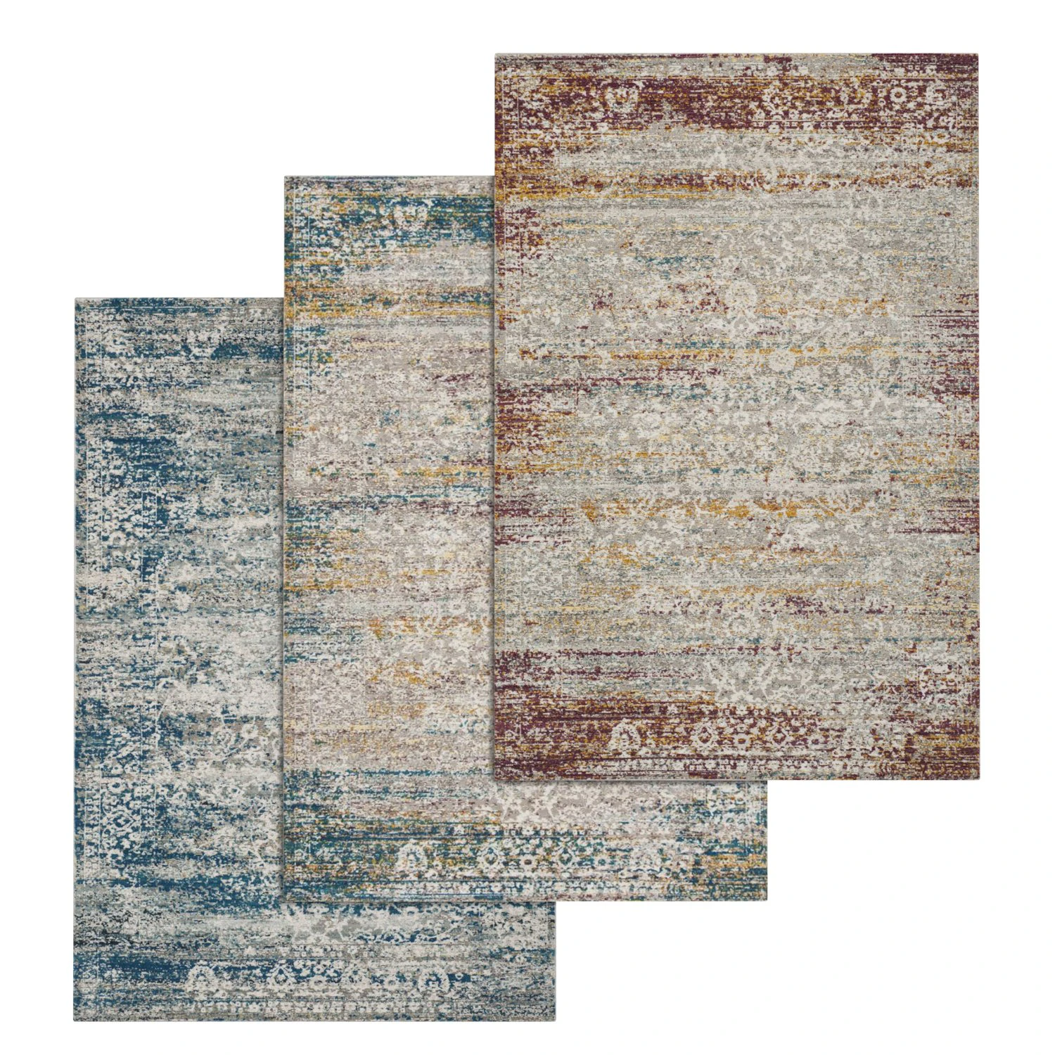 rug set 9 3D Model .c4d .max .obj .3ds .fbx .stl .blend 