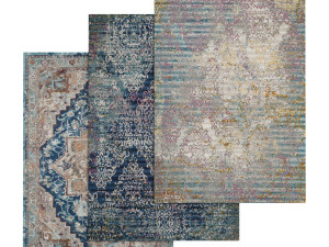 rug set 14 3D 模型