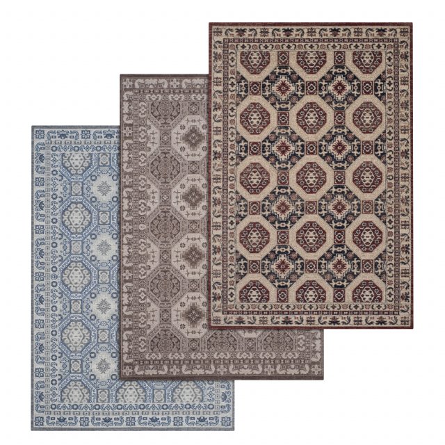 rug set 19 3Dモデル .c4d .max .obj .3ds .fbx .stl .blend 