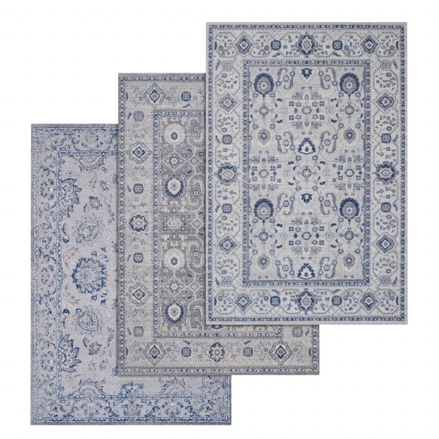 rug set 20 3D 모델 .c4d .max .obj .3ds .fbx .stl .blend 
