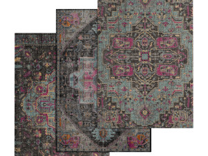 rug set 23 Model 3D