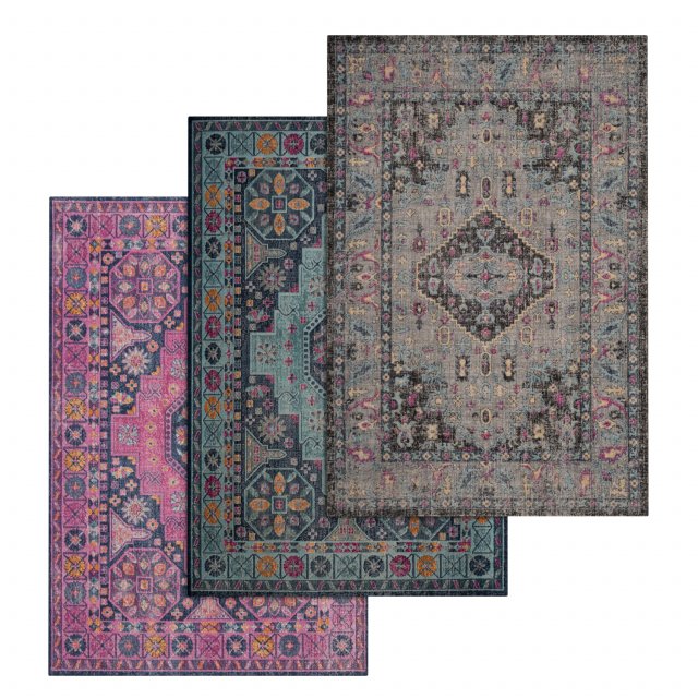 rug set 26 Modelo 3D .c4d .max .obj .3ds .fbx .stl .blend 