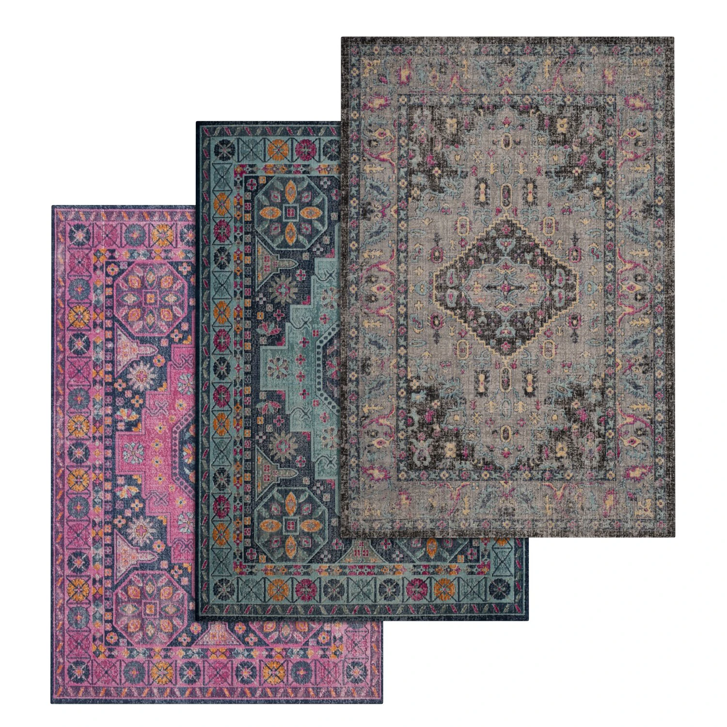 rug set 26 3D Model .c4d .max .obj .3ds .fbx .stl .blend 