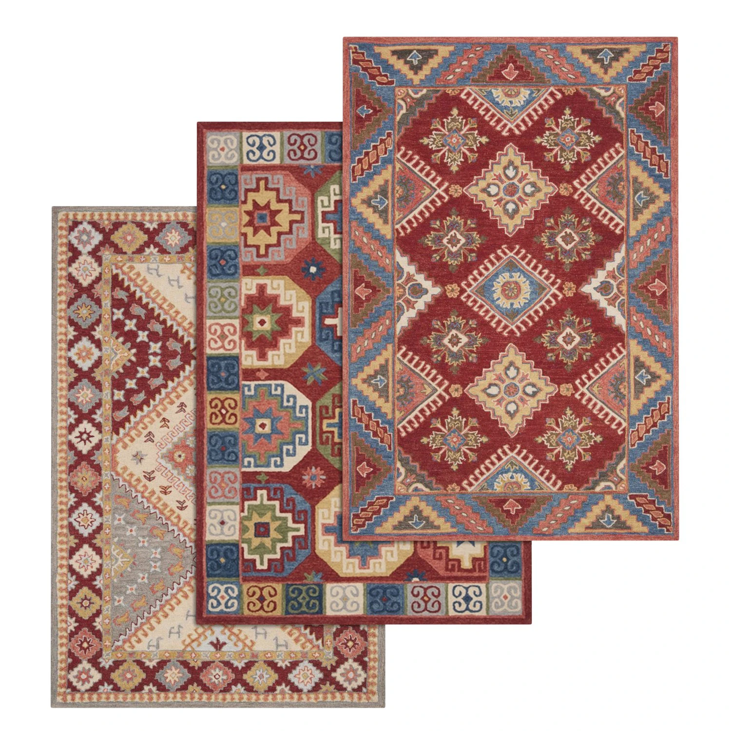 rug set 33 3D Model .c4d .max .obj .3ds .fbx .stl .blend 