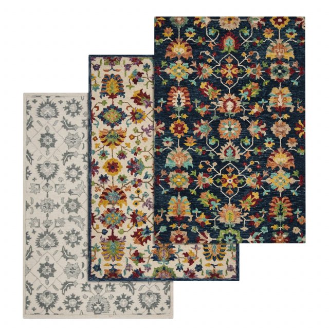 rug set 38 3D-Modell .c4d .max .obj .3ds .fbx .stl .blend 