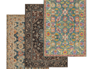 rug set 40 3Dモデル